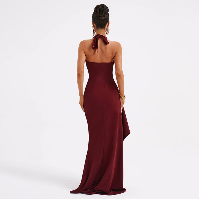 Zyla Dress - Maroon